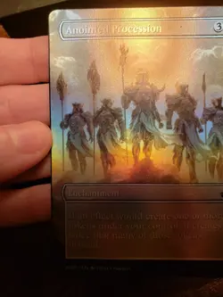 Anointed Procession FOIL (MISCUT/MISPRINT) Proxy Playtest Card Custom Fantasy - Image 2