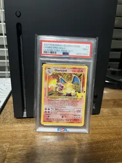 Pokemon TCG Charizard Holo Rare Card Celebrations Classic Collection 4/102 PSA 9 - Image 1