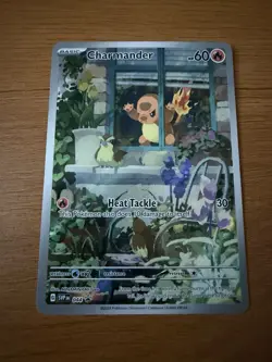 Pokemon Charmander TCG Scarlet & Violet Promo 044 Full Art Holo Card - Image 1
