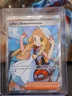 Lillie's Determination 169/132 Me01: Mega Evolution Pokemon Card NM - Image 2