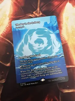 MTG The Boy In The Iceberg Dark Depths TLA Mythic 0056 Land NM Borderless - Image 1