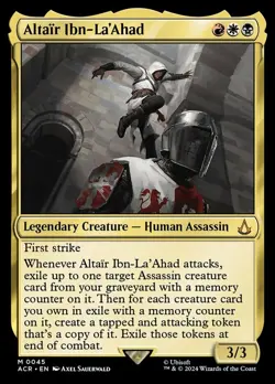 MTG Altair Ibn-La'Ahad - Foil, Universes Beyond: Assassin's Creed, Near Mint, En - Image 1