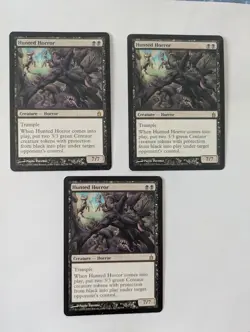 3 Hunted Horror Ravnica MTG NM Free shipping with tracking - Image 1