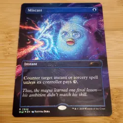 1x Miscast, Confetti Foil, Secret Lair Furby - 2332, Magic MTG NM - Image 1