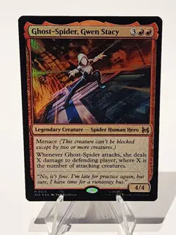 Ghost-Spider, Gwen Stacy - MTG - Marvel Spider-Man MYTHIC #0014 (NM, FOIL) - Image 1