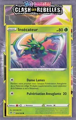 Insecateur - EB02:Clash des Rebelles - 004/192 - Carte Pokemon Neuve Francaise - Image 1