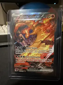 Team Rockets Moltres EX (Destined Rivals Stamped) SIR 229/186 Pokemon TCG NM - Image 1