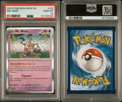2023 Pokemon SV: 151 Mr Mime #122 PSA 10 GEM MT 0c6 - Image 3