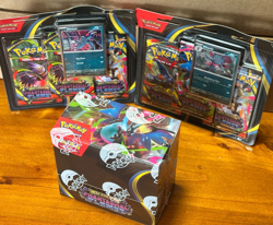 Pokemon TCG Phantasmal Flames BOOSTER BOX + 2x 3-Pack Blister Set Sealed - Image 3