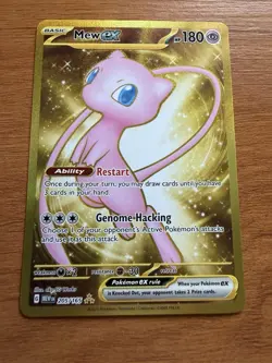 Pokemon TCG Mew EX (Gold) 205/165 SV 151 Scarlet & Violet Hyper Rare Holo - Image 1