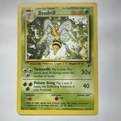 Beedrill 21/130 Base Set 2 WOTC 1999 Pokemon NM Never Played Vintage - Image 1