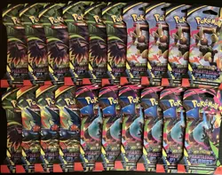 POKEMON MEGA EVOLUTION PHANTASMAL FLAMES SLEEVED BOOSTER PACK SEALED LOT OF 20 - Image 1