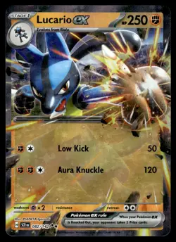 2024 Scarlet & Violet Series - Stellar Crown Lucario ex Double Rare #82 - Image 1