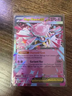 Mega Diancie ex 041/094 Double Rare - Pokemon TCG: Phantasmal Flames PFL NM/M - Image 1
