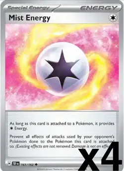 4x Mist Energy 161/162 x4 - Temporal Forces - Pokemon TCG - Playset - Image 1