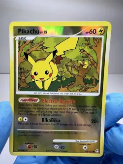 Pikachu 94/123 Reverse Holo Mysterious Treasures MP-HP Pokemon TCG - Image 1