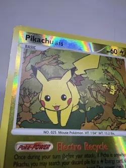 Pikachu 94/123 Reverse Holo Mysterious Treasures MP-HP Pokemon TCG - Image 5