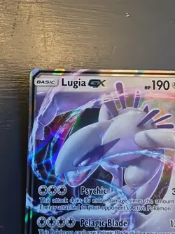 Pokemon 2018 Sun & Moon Lost Thunder Lugia GX Full Art #159/214 - Image 2