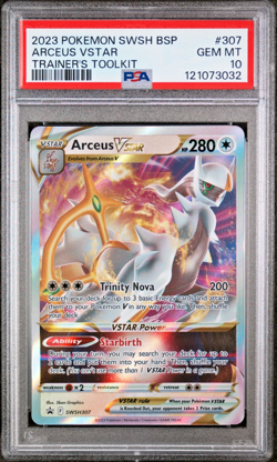 ⭐Pokemon - Arceus VSTAR - Black Star Promo - SWSH307 - PSA 10⭐ - Image 1