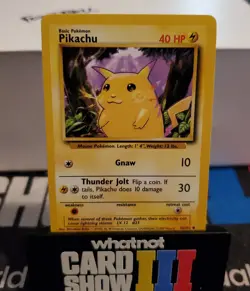 Pikachu 58/102 Yellow Cheeks Base Set Pokemon - Image 2