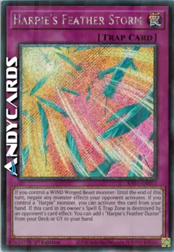 HARPIE'S FEATHER STORM • Segreta Platino • RA01 EN073 • 1Ed • Yugioh! ANDYCARDS - Image 1