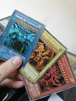 Yu-gi-oh Slifer, Obelisk, Winged Dragon Of Ra Gbi Secret NM Game Boy - Image 1