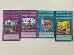 Yugioh Ancient Warriors Deck 40 Cards Zhuge Kong Loyal Guan Yun Tenki Free Pack - Image 5