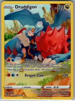 Druddigon TG09/TG30 SWSH12: Silver Tempest Trainer Gallery - Pokemon Card - NM - Image 1