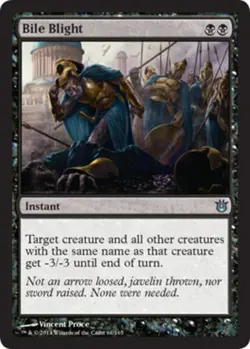 MTG-4x-Near Mint, English-Bile Blight-Born of the Gods - Image 1