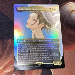 Yuna, Grand Summoner X1 Mtg Promo Nm Borderless Foil Miki Yamashita 0001 - Image 1