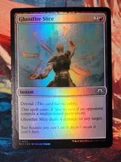 Ghostfire Slice Foil Modern Horizons 3 Magic Gathering MTG MH3 - Image 1