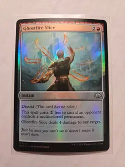 Ghostfire Slice (Foil) - Modern Horizons 3 - LP - Uncommon - Instant - MTG - Image 1
