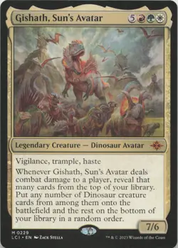 Gishath, Sun's Avatar M The Lost Caverns of Ixalan 229 - LP MTG - Image 1