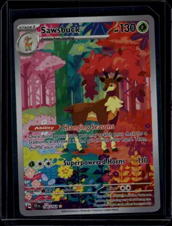 2024 Pokemon Scarlet & Violet Temporal Forces Sawsbuck #166/162 - Image 1