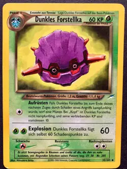 Pokemon *Dunkles Forstellka* 35/105 ~Phase I ~ Neo Destiny Deutsch - Image 1
