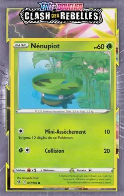 Nenupiot - EB02:Clash des Rebelles - 007/192 - Carte Pokemon Neuve Francaise - Image 1