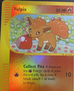 Pokemon TCG: Vulpix Aquapolis #116/147 Reverse Holo LP Condition - Image 2
