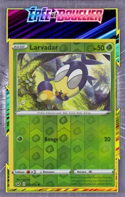 Larvadar Reverse - EB01:Epee et Bouclier- 016/202 -Carte Pokemon Neuve Francaise - Image 1