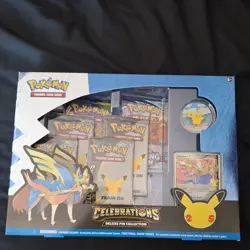 Pokemon 25th Celebrations Deluxe Pin Collection Box Zacian X - Image 1