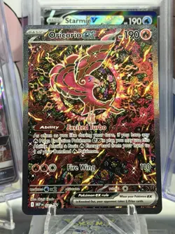 Pokemon ME02: Phantasmal Flames Oricorio ex #024 SIR Black Star Promo - Image 2