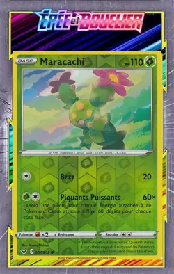 Maracachi Reverse -EB01:Epee et Bouclier- 007/202 -Carte Pokemon Neuve Francaise - Image 1