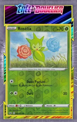 Roselia Reverse - EB01:Epee et Bouclier - 003/202 -Carte Pokemon Neuve Francaise - Image 1