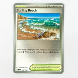 Surfing Beach Mega Evolution 129/132 Reverse Holo Uncommon 2025 Pokemon TCG NM - Image 1