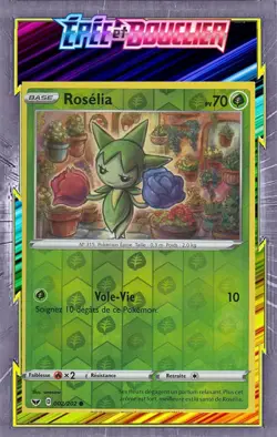 Roselia Reverse - EB01:Epee et Bouclier - 002/202 -Carte Pokemon Neuve Francaise - Image 1