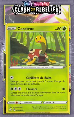Caratroc - EB02:Clash des Rebelles - 005/192 - Carte Pokemon Neuve Francaise - Image 1