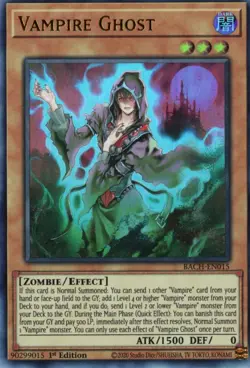 Yu-Gi-Oh! Vampire Ghost 1st Ed. BACH-EN015 Ultra Rare NM/LP x1 - Image 1