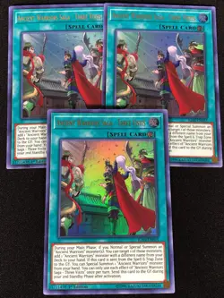 Yugioh Ancient Warriors Saga Three Visits IGAS-EN055 1st Ultra X3 (LP) - Image 1