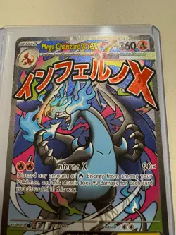 Mega Charizard X ex 023 Promo Card Mega Evolution Phantasmal Flames - Image 3