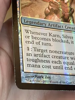 Magic TCG Karn, Silver Golem Foil MTG From the Vault: Relics Rare card - Image 2
