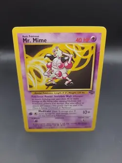 Pokemon TCG Mr. Mime 22/64 Non-Holo Card Jungle Set Rare LP - Image 1